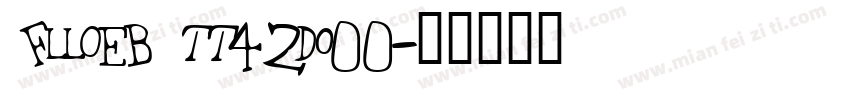 FLLOEB TT42Do00字体转换